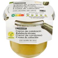 Crema de calabacín EROSKI, tarrina 350 g