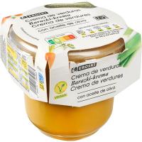 Crema de verduras EROSKI, tarrina 350 g