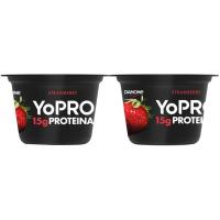 Preparat lacti sabor maduixa YOPRO, pack 2x160 g