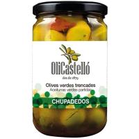 Aceitunas chupadedos OLICASTELLÓ, frasco 160 g