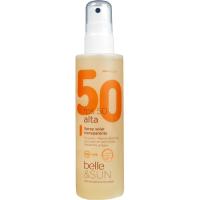 Solar transparente FPS50 no graso BELLE, spray 200 ml