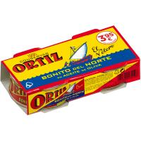 Bonítol en oli d`oliva ORTIZ, pack 2 x 63 g