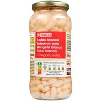 Mongeta blanca cuita flascó EROSKI, 400 g