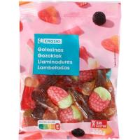 Mix de golosinas con brillo EROSKI, bolsa 200 g