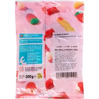 Mix de golosinas con brillo EROSKI, bolsa 200 g