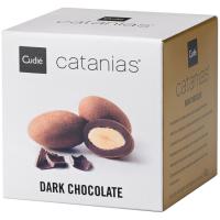 Catanias de chocolate negro CUDIÉ, caja 80 g