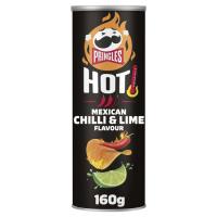 Patatas hot mexican sabor chili lima PRINGLES, tubo 160 g