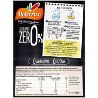 Gelatina zero de limón DOLCERICO, caja 28 g