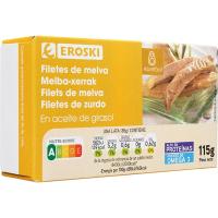 Melva en oli de girasol EROSKI, 115 g