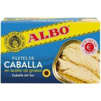 Caballa en aceite de girasol ALBO, lata 170 g