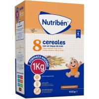 Farinetes 8 cereals mel NUTRIBEN, caixa 1 kg