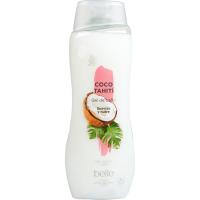 Gel de ducha coco Tahiti piel normal y seca BELLE, bote 750 ml