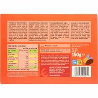 Naranja cubierta de chocolate negro deluxe EROSKI, caja 150 g