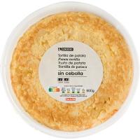 Tortilla de patata sin cebolla EROSKI, 1 ud., 600 g