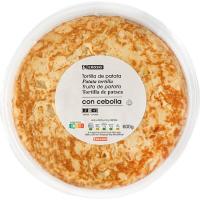 Tortilla de patata con cebolla EROSKI, 1 ud., 600 g