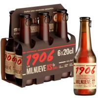 Cerveza 1906, pack botellín 6x20 cl