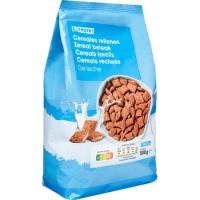 Cereales rellenos de leche EROSKI, bolsa 500 g