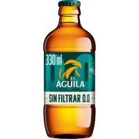 Cervesa 0,0 sense filtrar EL AGUILA, botellín 33 cl