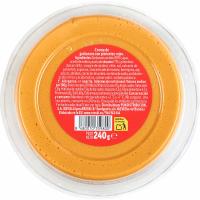 Hummus de pimiento rojo EROSKI, tarrina 240 g