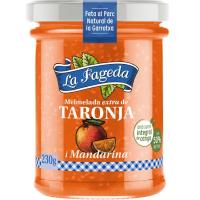 Mermelada Extra de Naranja y Mandarina LA FAGEDA, 230 g