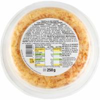 Tortilla de patatas con cebolla caramelizada EROSKI, 1 ud, 250 g