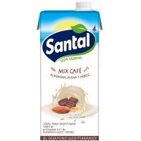 Bebida vegetal para café almendra, avena SANTAL, brik 1 litro