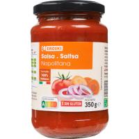 Salsa napolitana EROSKI, frasco 350 g