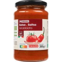 Salsa arrabbiata EROSKI, 350 g