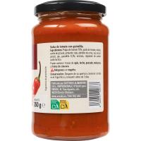 Salsa arrabbiata EROSKI, 350 g