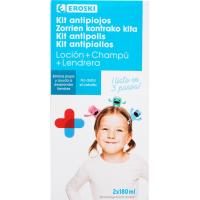 Kit antipiojos EROSKI, 1 ud