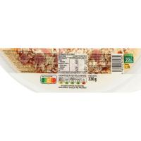 Pizza de jamón y queso EROSKI, 1 ud, 330 g