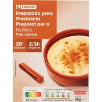 Natillas caseras EROSKI, caja 88 g