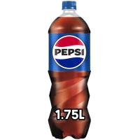 Refresco de cola PEPSI, botella 1,75 litros