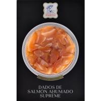 Dados de salmón ahumado DOMINGUEZ, sobre 95 g