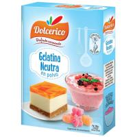 Gelatina neutra en polvo DOLCERICO, caja 20 g