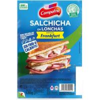 Salsitxa estil Frankfurt en rodanxes CAMPOFRIO, 120 g