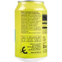 Refresco limón EROSKI, lata 33 cl