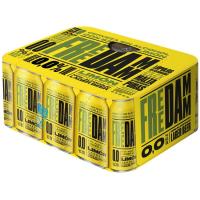 Cerveza limón FREE DAMM, pack lata 12x33 cl