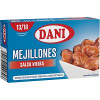 Mejillón en salsa vieira DANI, lata 111 g