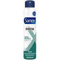 Desodorante fresh protect SANEX MEN, spray 200 ml