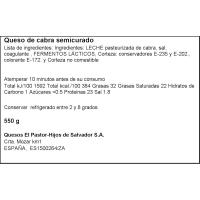 Formatge mini de cabra semicurat EL PASTOR, peça 550 g