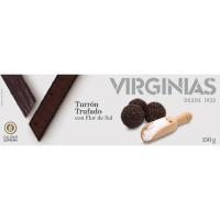 Turrón trufado a la sal VIRGINIAS, caja 150 g