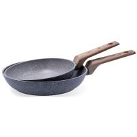 Sartén de aluminio forjado, para todo tipo de cocinas Nordik KFK, set Ø 20 y 24 cm