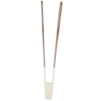 Pinzas de cocina de madera de acacia y silicona, Nordik KFK, 30 cm