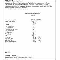 Beguda energètica s/sucre albercoc-fresa RED BULL,llauna 25 cl