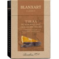 Tiras de naranja con chocolate BLANXART, 100g