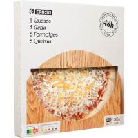 Pizza triple fermentació 5 formatges EROSKI, 360g