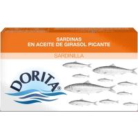 Sardinilla picante DORITA, lata 81 g