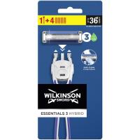 Máquinilla desechable WILKINSON ESSENTIALS 3 HYBRID, 4+1 ud