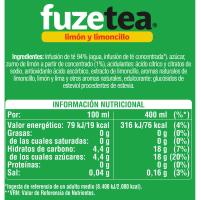 Refresc de te a la llimona i lemongrass FUZE TEA, ampolla 50 cl